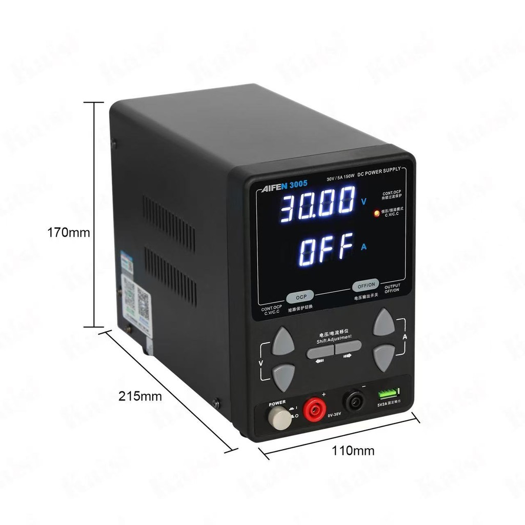 Máy cấp nguồn DC AIFEN 3006 48W dùng cho bo mạch điện thoại