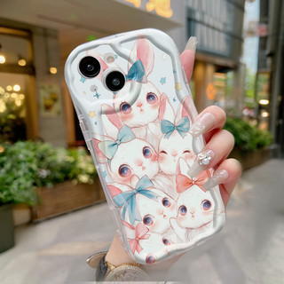 Ốp Lưng iPhone 16 Pro Max 15 Pro Max 14 Pro Max Plus 13 Pro Max 12 Pro Max Case Trong suốt Dễ thương Thỏ Nhỏ Z4965