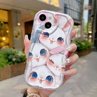 Ốp Lưng iPhone 16 Pro Max 15 Pro Max 14 Pro Max Plus 13 Pro Max 12 Pro Max Case Trong suốt Dễ thương Thỏ Nhỏ Z4965
