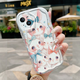 Ốp Lưng iPhone 16 Pro Max 15 Pro Max 14 Pro Max Plus 13 Pro Max 12 Pro Max Case Trong suốt Dễ thương Thỏ Nhỏ Z4965