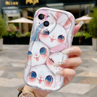Ốp Lưng iPhone 16 Pro Max 15 Pro Max 14 Pro Max Plus 13 Pro Max 12 Pro Max Case Trong suốt Dễ thương Thỏ Nhỏ Z4965