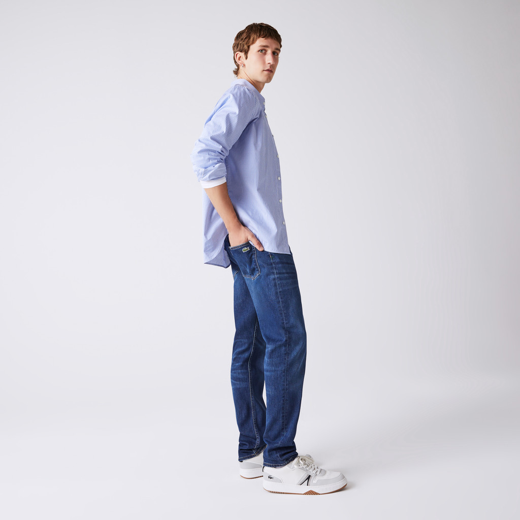 Quần Jeans Dài Lacoste Nam Thiết Kế 5 Túi