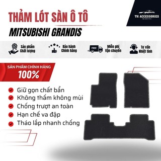 Thảm lót sàn ô tô Diamond Mitsubishi Grandis   chất liệu PVC cao cấp chống trượt chống nước