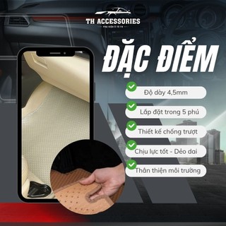 Thảm lót sàn ô tô Diamond Mitsubishi Grandis   chất liệu PVC cao cấp chống trượt chống nước