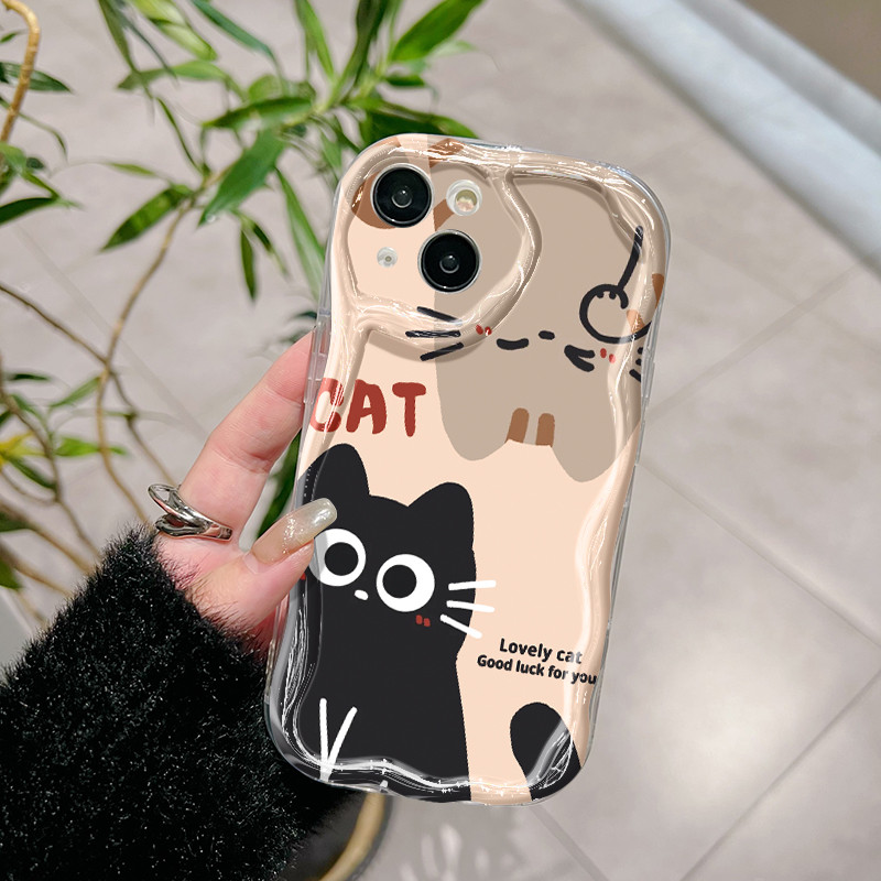 Ốp Lưng VIVO Y91C Y90 Y1s Case Trong suốt Mèo Nhỏ Dễ thương Z4952