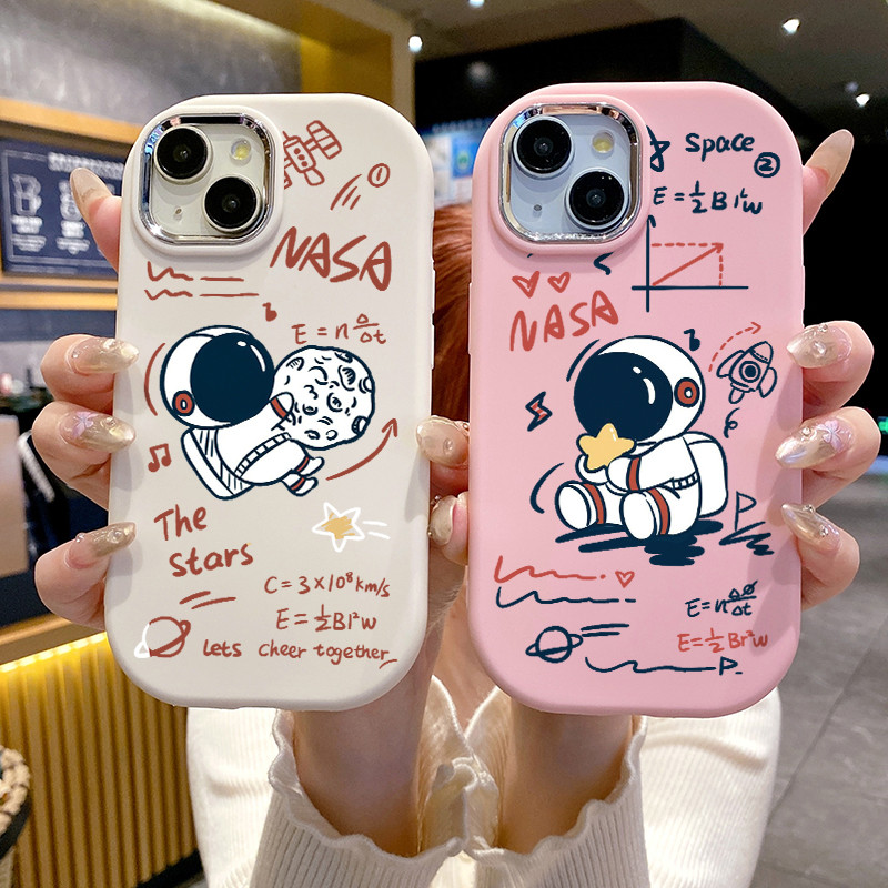 Ốp Lưng iPhone 14 14 Plus 14 Pro Max 13 Pro Max 12 Pro Max Case Phi hành gia UA0417