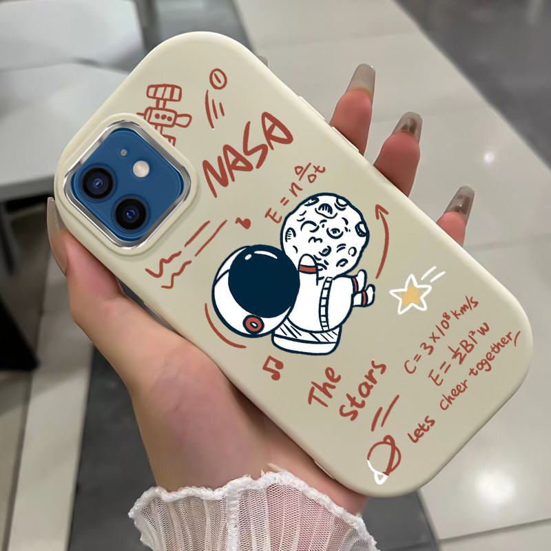 Ốp Lưng iPhone 14 14 Plus 14 Pro Max 13 Pro Max 12 Pro Max Case Phi hành gia UA0417