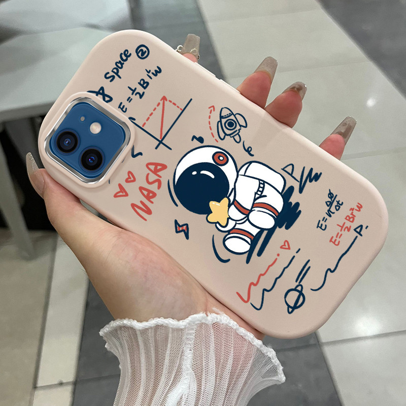 Ốp Lưng iPhone 14 14 Plus 14 Pro Max 13 Pro Max 12 Pro Max Case Phi hành gia UA0417