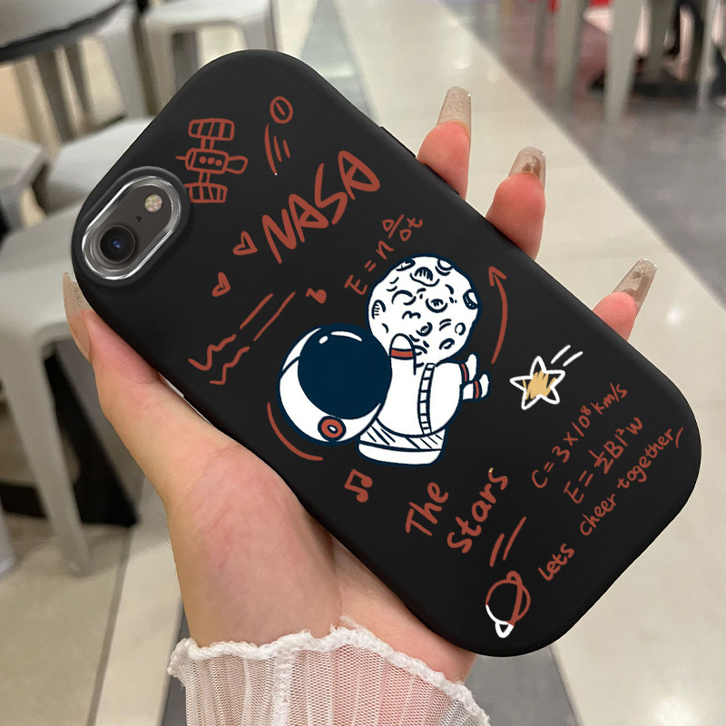 Ốp Lưng iPhone 6 Plus 6s Plus 7 Plus 8 Plus X Xs Max Xr 11 Pro Max Case Phi hành gia UA0417