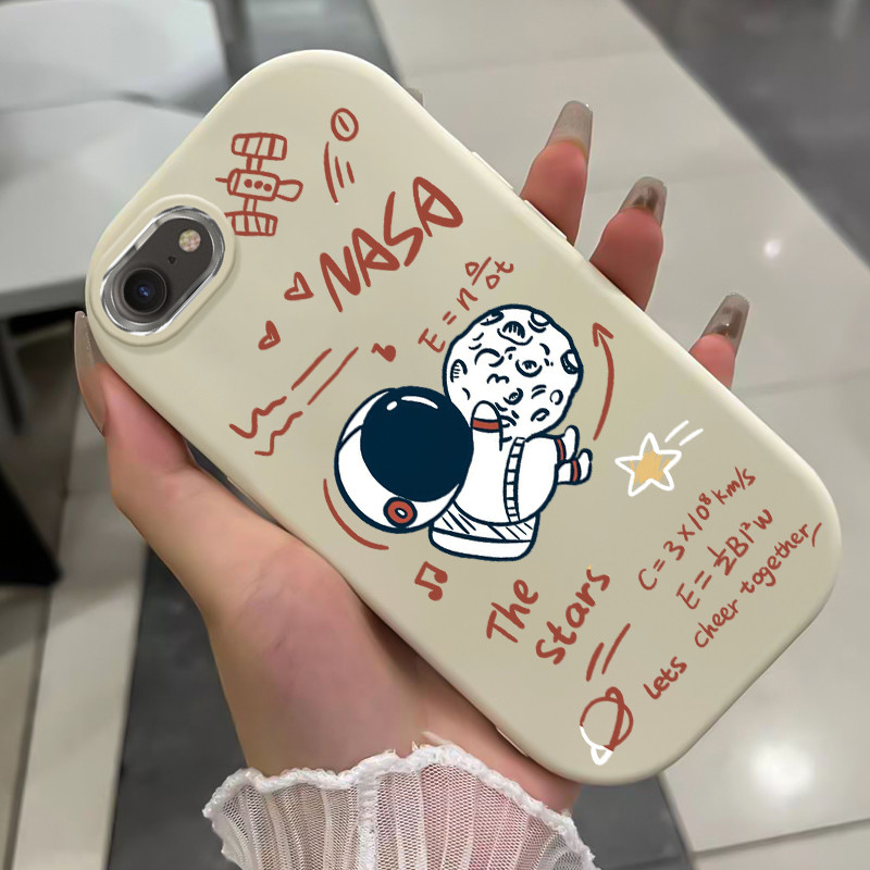 Ốp Lưng iPhone 6 Plus 6s Plus 7 Plus 8 Plus X Xs Max Xr 11 Pro Max Case Phi hành gia UA0417