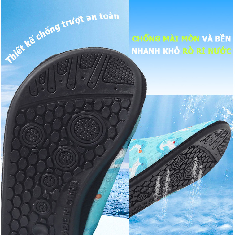 Coolloog Giày đi biển tất đi biển giày bơi dưới nước giày yoga  giày lặn nam nữ