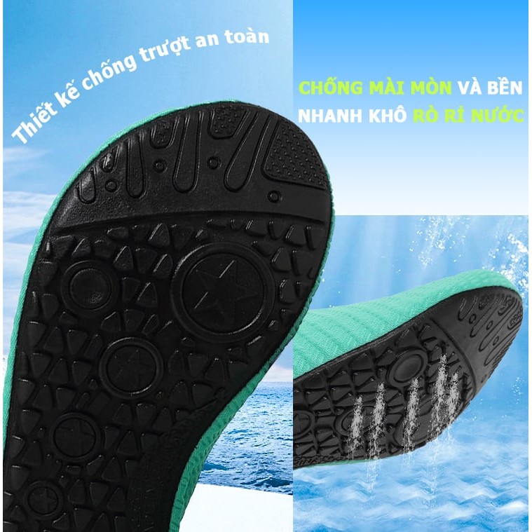 Giày lướt sóng bãi biển giày lặn leo núi bơi lội giày thể thao thoáng khí giày nam và nữ