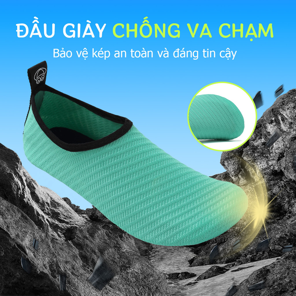 Giày lướt sóng bãi biển giày lặn leo núi bơi lội giày thể thao thoáng khí giày nam và nữ