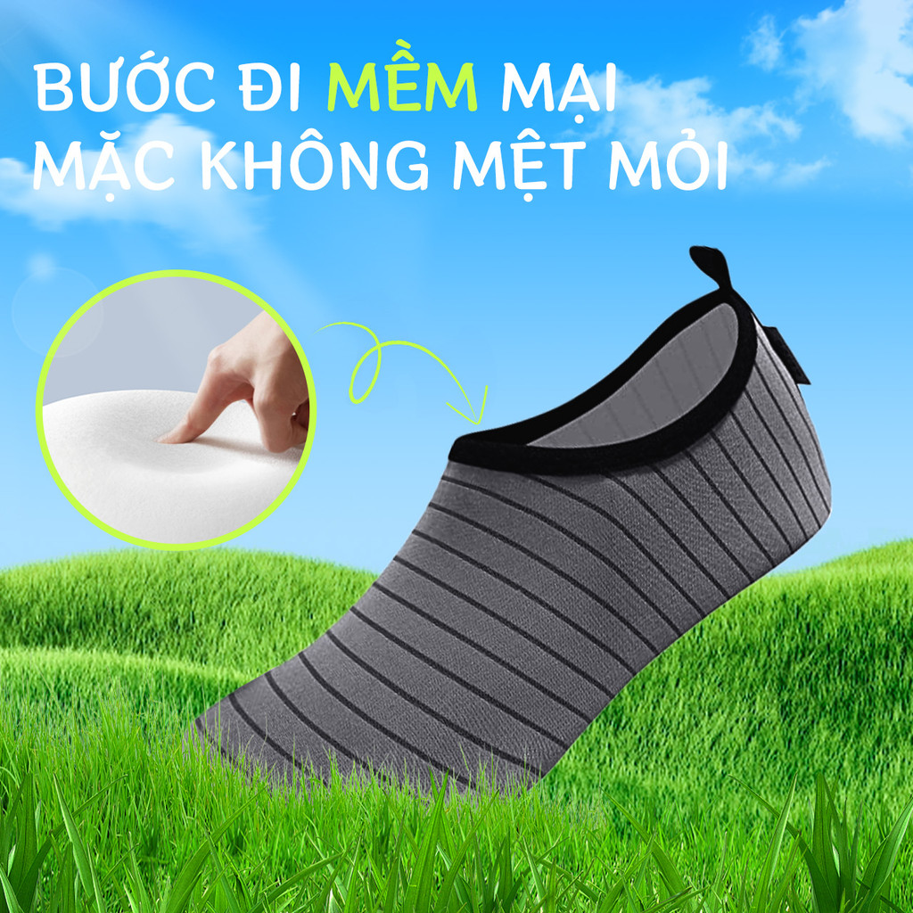 Giày Đi Biển Lội Nước Giày Lội Nước Nam Nữ Giày Lặn Trang Bị Lặn Giày Chống trượt tốc độ khô Trượt