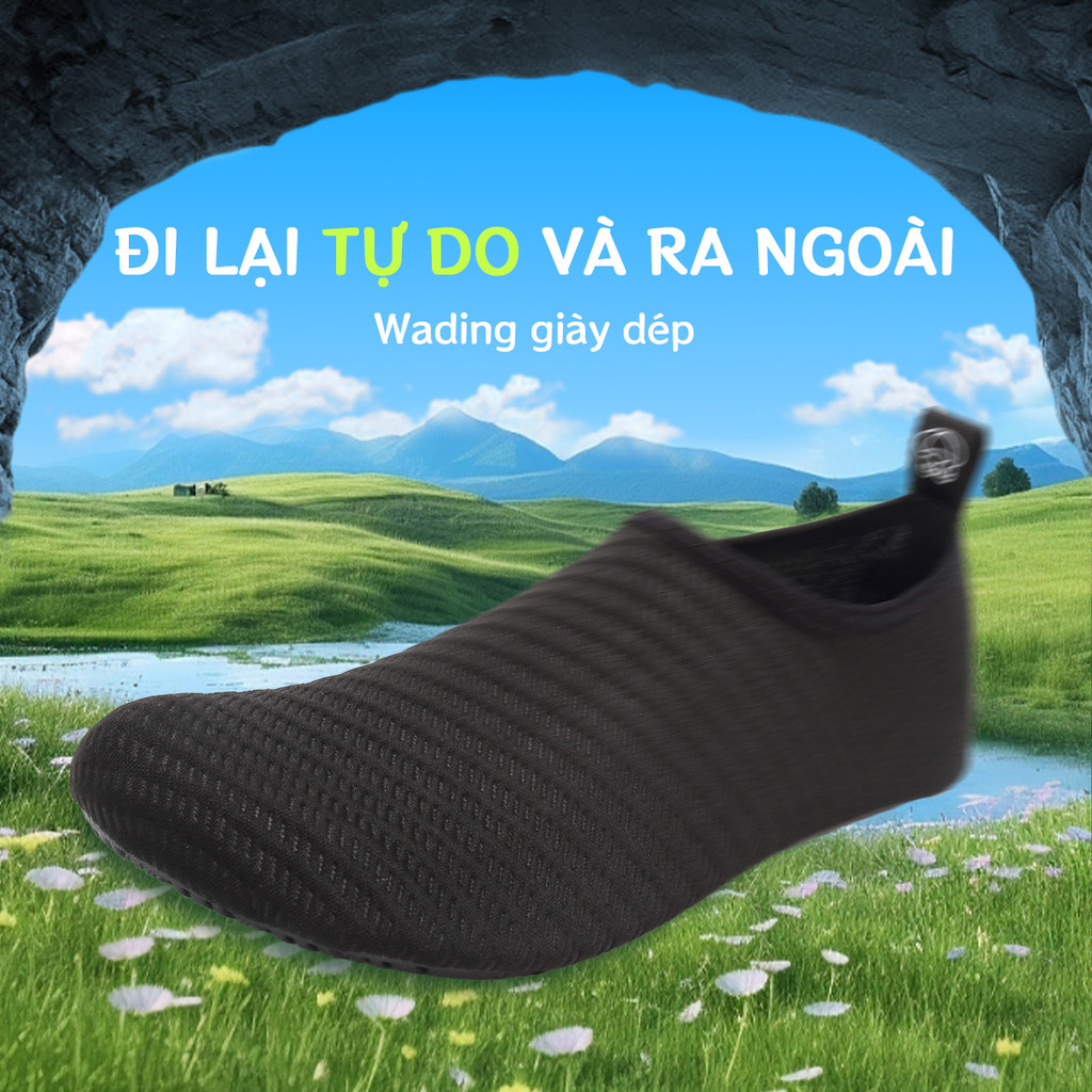 Giày thể thao giày cao su sandal ngoài trời cho nam và nữ giày đi biển chân trần giày lặn nước
