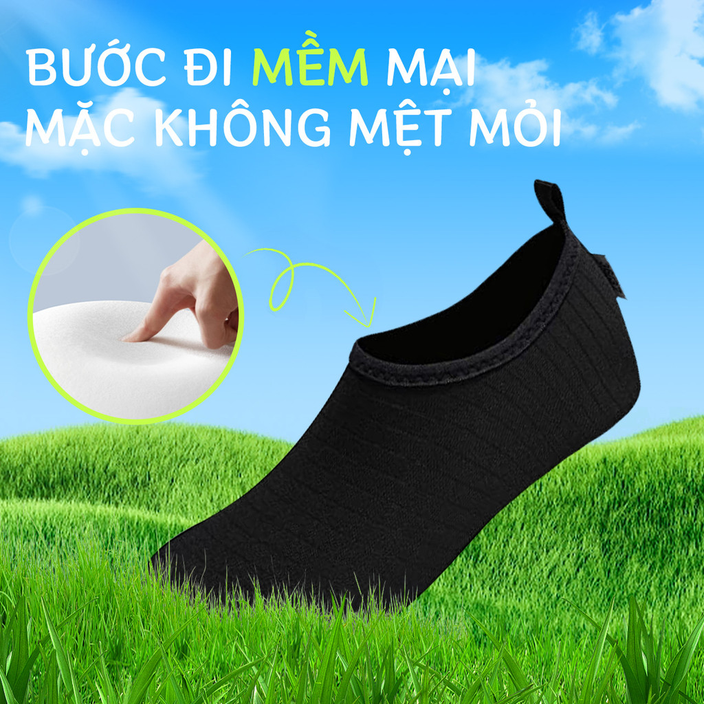 Summer nam và nữ trên bãi biển toàn cầu giày thể thao chống Giày yoga trong nhà mềm