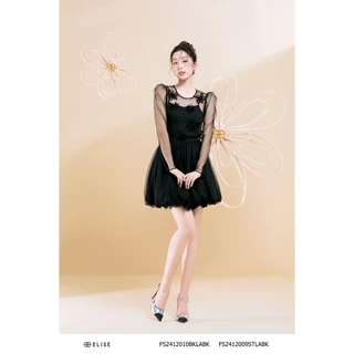 CV lưới đen boom gấu thiết kế Elise FS2412010BKLABK
