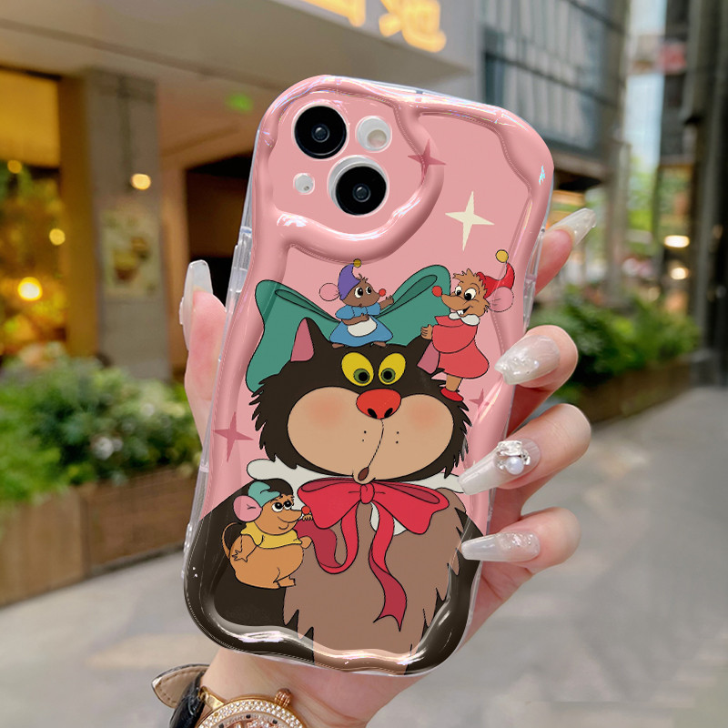 Ốp Lưng iPhone 16 Pro Max 15 Pro Max 14 Pro Max Plus 13 Pro Max 12 Pro Max Case Trong suốt siêu dễ thương động vật Z4901