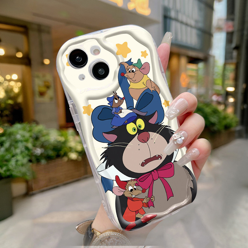 Ốp Lưng iPhone 16 Pro Max 15 Pro Max 14 Pro Max Plus 13 Pro Max 12 Pro Max Case Trong suốt siêu dễ thương động vật Z4901