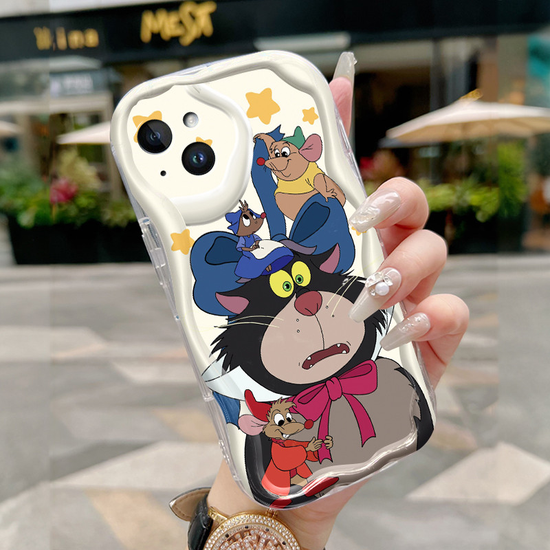 Ốp Lưng iPhone 16 Pro Max 15 Pro Max 14 Pro Max Plus 13 Pro Max 12 Pro Max Case Trong suốt siêu dễ thương động vật Z4901