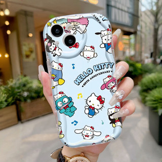Ốp Lưng VIVO Y21 Y21s Y21t Y21e Y21a Y33t Y33s Y21G Y22 Y22s Y28 Case Trong suốt Mèo siêu dễ thương Z4899