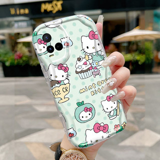 Ốp Lưng VIVO Y21 Y21s Y21t Y21e Y21a Y33t Y33s Y21G Y22 Y22s Y28 Case Trong suốt Mèo siêu dễ thương Z4899