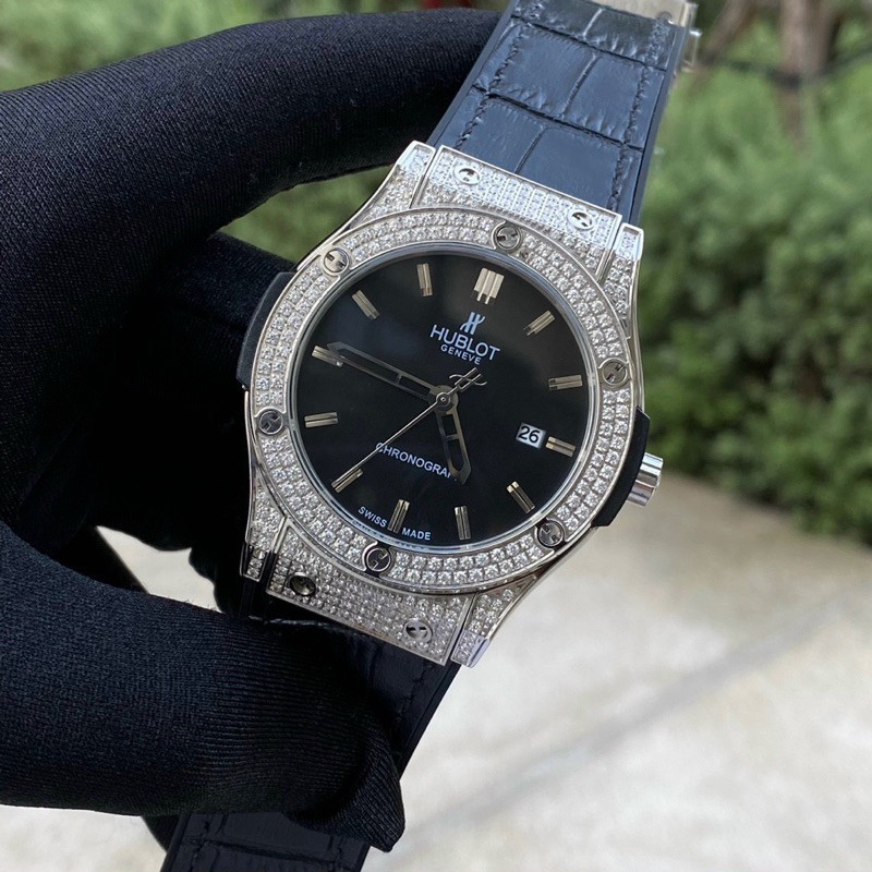 HUBLOT Pin Full đá - Phiên Bản Cao Cấp Khung thép Bảo Hành 24 tháng ...