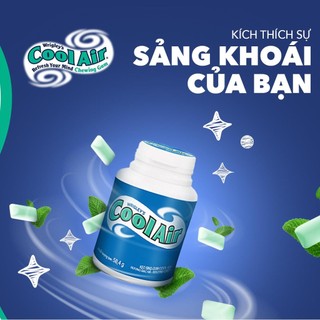 Combo 2 hũ kẹo Sing-gum Cool Air hương bạc hà - khuynh diệp hũ 90 viên