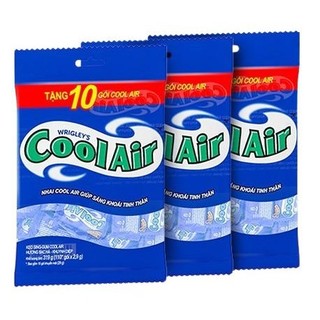 Combo 3 túi Cool Air Bạc Hà Khuynh Diệp 100 gói 2 viên tặng 10 gói (330 gói)