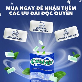 Combo 3 túi Cool Air Bạc Hà Khuynh Diệp 100 gói 2 viên tặng 10 gói (330 gói)