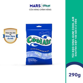 Combo 3 túi Cool Air Bạc Hà Khuynh Diệp 100 gói 2 viên tặng 10 gói (330 gói)