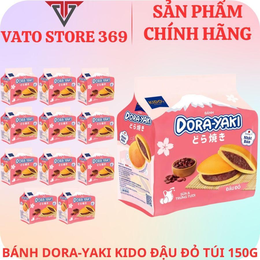 Bánh dorayaki vị đậu đỏ KIDO túi 150g | Shopee Việt Nam