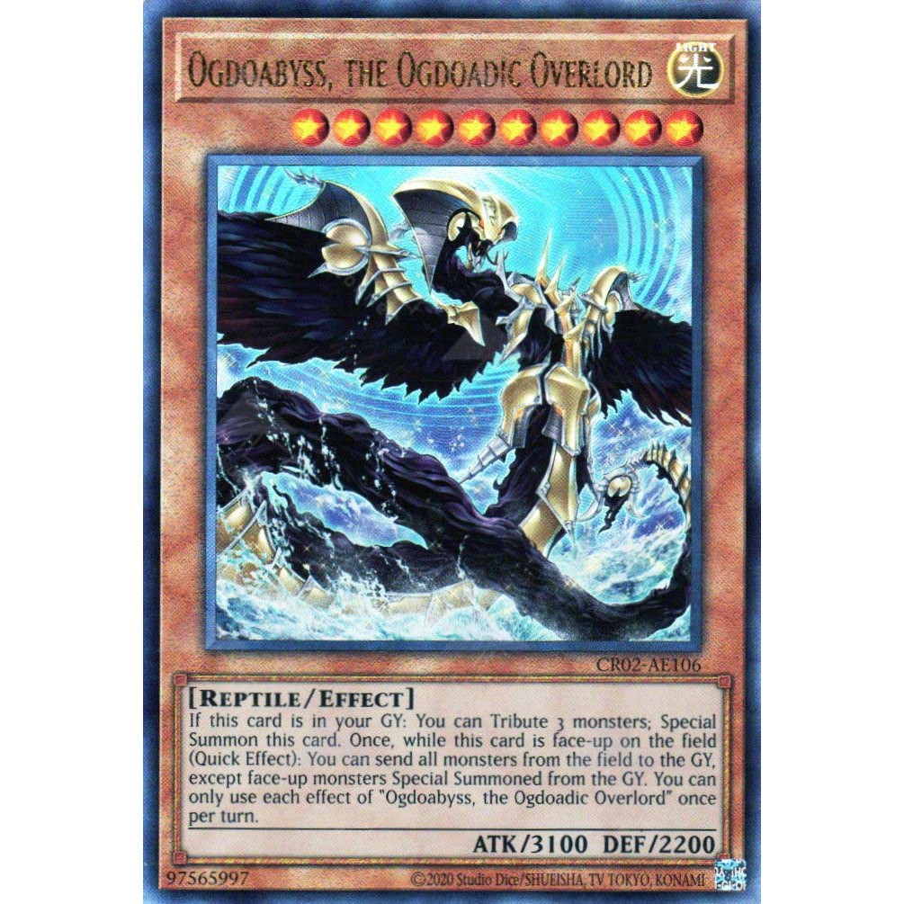 [ Bài Yugioh Chính Hãng ] CR02-AE106 Ogdoabyss, the Ogdoadic Overlord ...