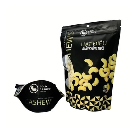 Hạt điều rang không muối Gold Cashew 454g - Nam An Market