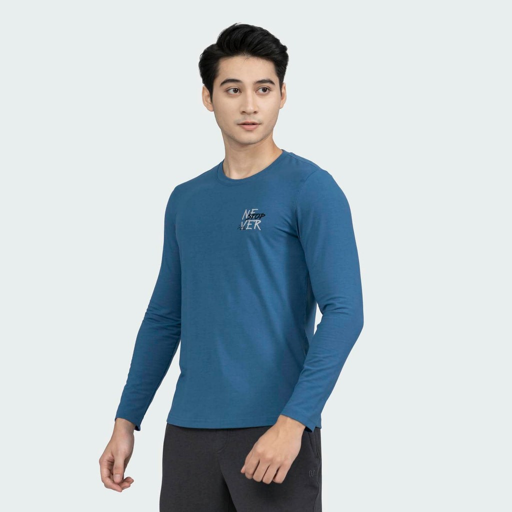 Áo thun Nam tay dài Insidemen Regular Fit poly giữu nhiệt mùa đông thoáng khí mùa hè  ILT005W2