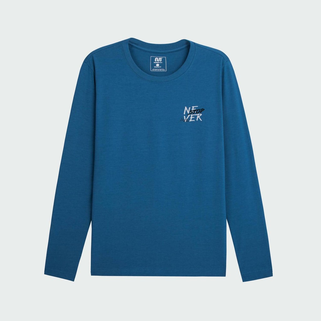 Áo thun Nam tay dài Insidemen Regular Fit poly giữu nhiệt mùa đông thoáng khí mùa hè  ILT005W2