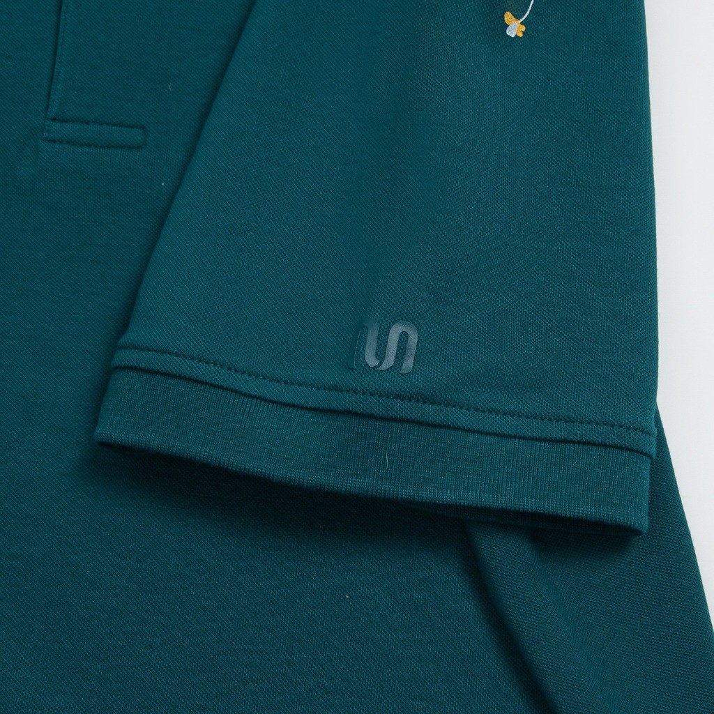 Áo Polo Nam Insidemen Slim Fit ôm nhẹ màu xanh cổ vịt  IPS168AS3