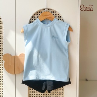 | SEUNKIDS | Quần đùi kaki bé gái bé trai phong cách Hàn Quốc quần short