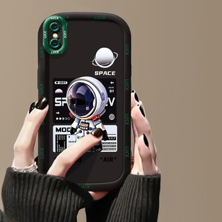 Ốp Lưng iPhone X Xs Xr Xs Max 7 Plus 8 Plus Silicon Case phi hành gia HS0011