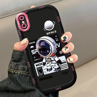 Ốp Lưng iPhone X Xs Xr Xs Max 7 Plus 8 Plus Silicon Case phi hành gia HS0011