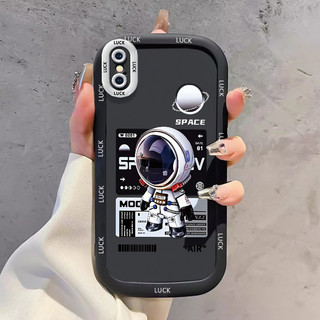 Ốp Lưng iPhone X Xs Xr Xs Max 7 Plus 8 Plus Silicon Case phi hành gia HS0011