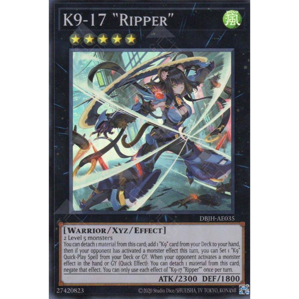 [ Bài Yugioh Chính Hãng ] DBJH-AE035 K9-17 