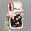 Ốp Lưng Realme 5 5i 5s 6i C3 C3i Narzo 10 Narzo 10A Narzo 20A Ốp Silicon Case Vẽ Mèo Nhỏ KL0230