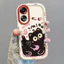 Ốp Lưng OPPO A58 4G A78 4G A58 5G A58X 5G A78 5G A1X 5G A2X 5G Ốp Silicon Case Vẽ Mèo Nhỏ KL0230
