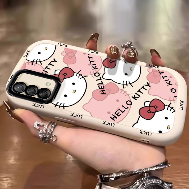 Ốp Lưng OPPO A74 A95 F19 F19s Reno 6 Lite Ốp SiliconCase Mèo đáng yêu KL0235