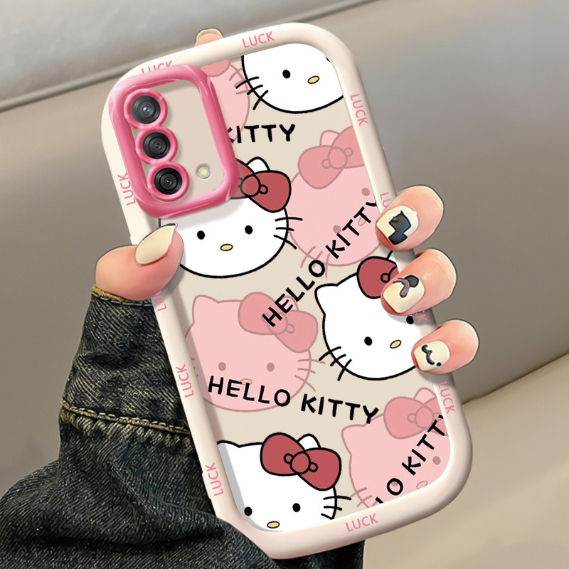 Ốp Lưng OPPO A74 A95 F19 F19s Reno 6 Lite Ốp SiliconCase Mèo đáng yêu KL0235