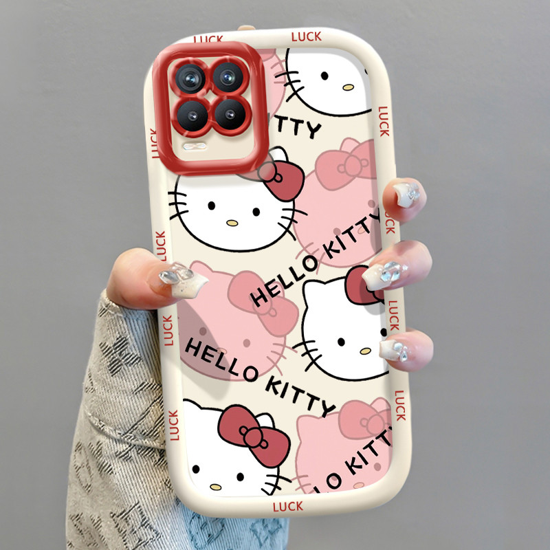 Ốp Lưng Realme 8 8i 8 Pro Narzo 50 4G Ốp SiliconCase Mèo đáng yêu KL0235
