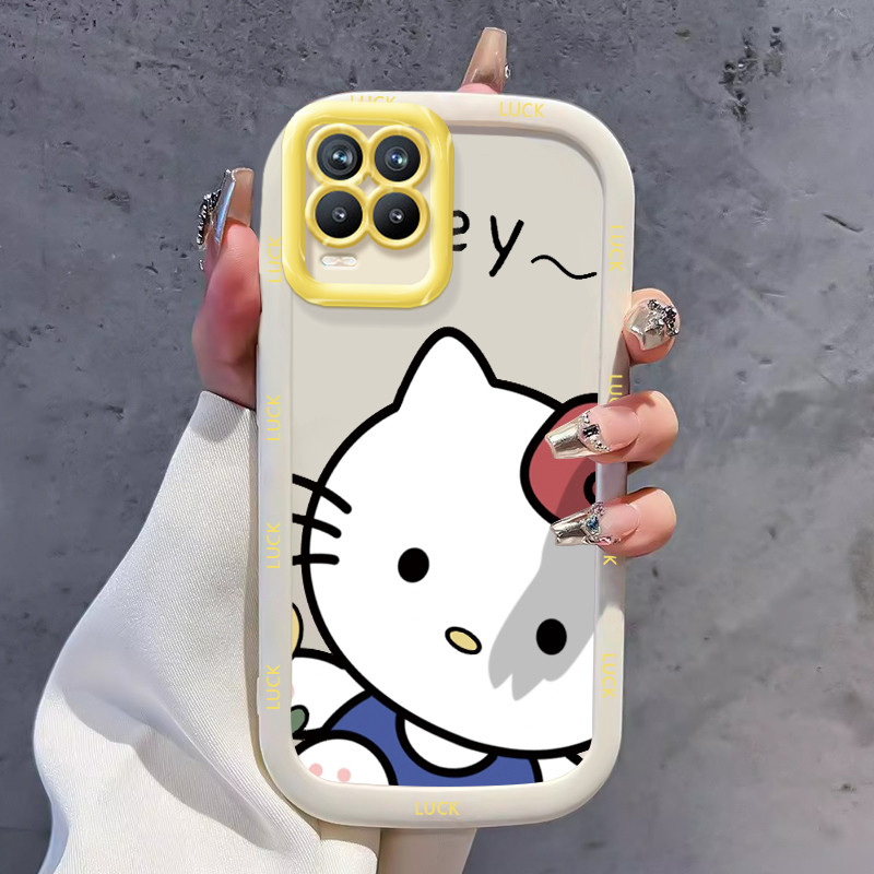 Ốp Lưng Realme 8 8i 8 Pro Narzo 50 4G Ốp SiliconCase Mèo đáng yêu KL0235
