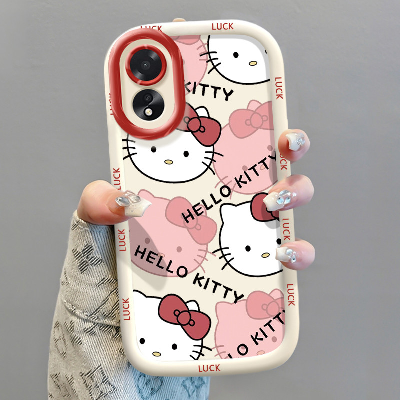 Ốp Lưng OPPO A18 A38 Ốp SiliconCase Mèo đáng yêu KL0235