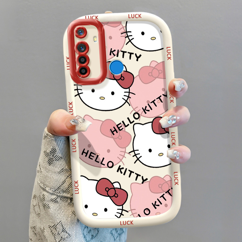 Ốp Lưng Realme 5 5i 5s 6i C3 C3i Narzo 10 Narzo 10A Narzo 20A Ốp SiliconCase Mèo đáng yêu KL0235